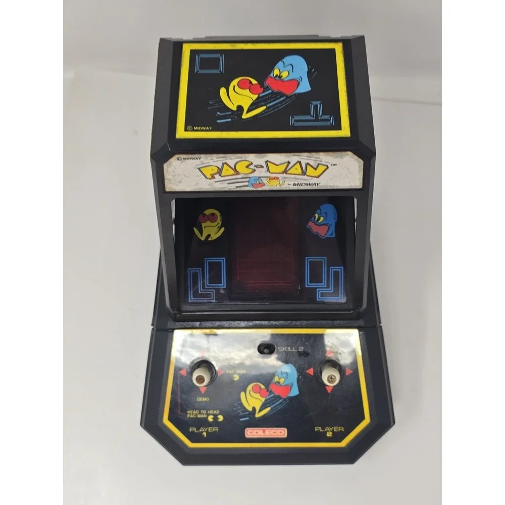 1981 Coleco/Midway PAC-MAN 2390 Tabletop Arcade System Works U277